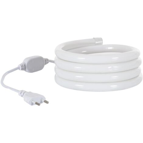 Ruban LED Néon Dimmable 220V Blanc Chaud Circulaire 360 9W/m Coupe 100cm IP67 Sur mesure 10 m