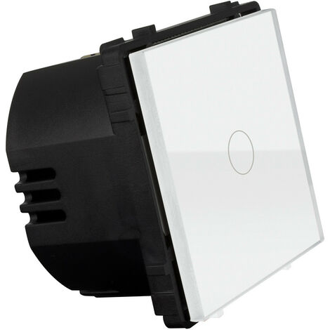 Interrupteur Tactile Simple Smart WiFi Modern  Blanc