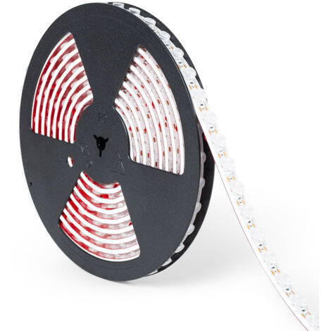 Ruban LED 24V WALL WASHER 30º 48 LED/m 5m 17W/m 1360lm/m Largeur 14mm Coupe 2cm IP44 2700K Blanc chaud (1/4)