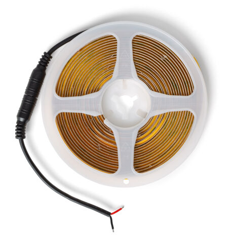 Ruban LED 24V COB 528 LED/m 5m 13W/m 910lm/m CUIVRE Largeur 8mm FreeCut IP20 CRI90 4000K Blanc neutre (1/3)