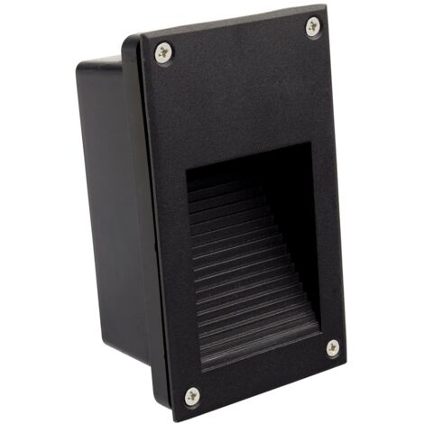 Balise Extérieure LED 3W Encastrable Murale Olite 6000K Gris Blanc froid (1/3)