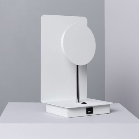 Lampe à Poser Métal Sombong Blanc