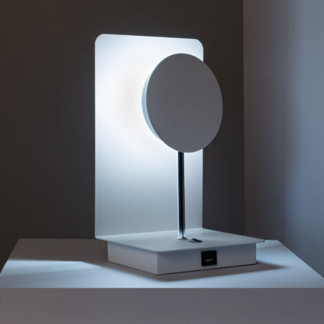 Lampe à Poser Métal Sombong Blanc