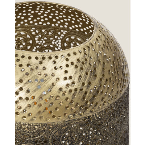 Lampe à Poser Métal Aerba Doré