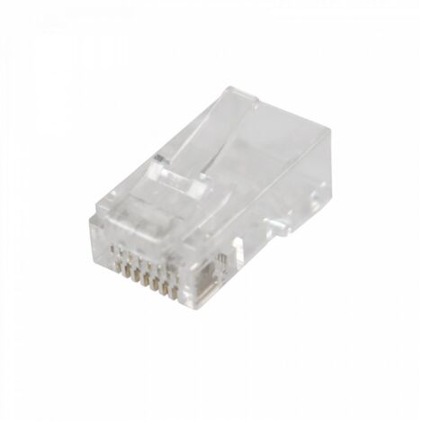 Connecteur RJ45 Mâle TELEVES UTP CAT6   Transparent