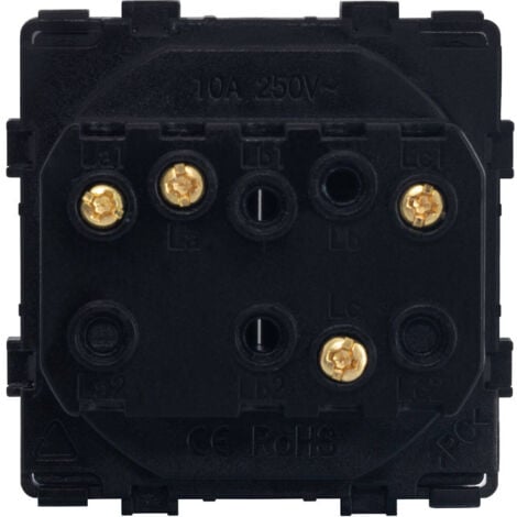 Noxion Cache interrupteur rotatif Duo pour Variateur LED
