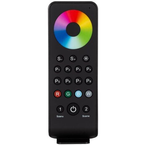 Télécommande RF pour Variateur LED RGB / RGBW  Noir