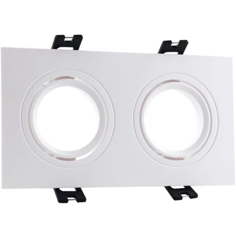 Collerette Downlight Ronde Orientable pour Ampoule LED GU10/GU5.3
