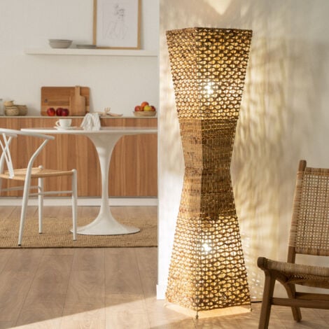 Lampadaire Fibres Naturelles Bijie Naturel