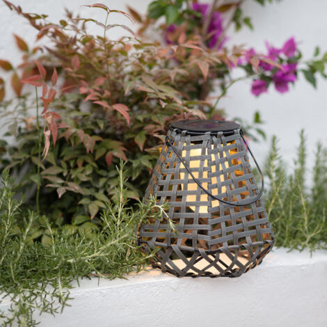 Lampe à Poser LED Extérieure Solaire Mumbai  Noir