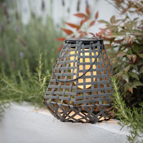 Lampe à Poser LED Extérieure Solaire Mumbai  Noir