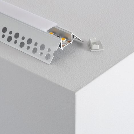 Profilé Aluminium Intégration pour Angle Extérieur pour Ruban LED