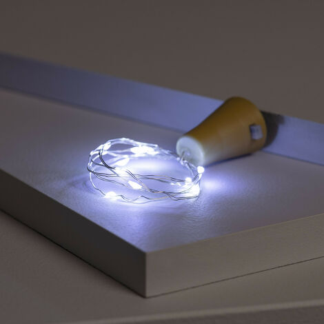 Guirlande LED Extérieure Solaire Lilas 5m - Ledkia