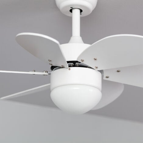 Ventilateur de Plafond Silencieux Orion Blanc 81cm Moteur DC Blanc