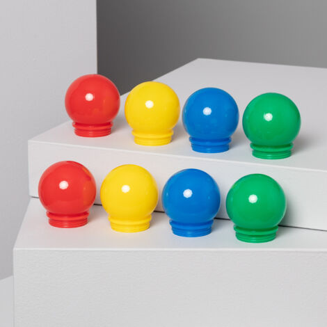 Remplacement Boules pour Guirlande Multicolore 8 Unités  Multicolore (1/4)