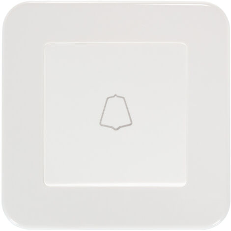 Bouton Poussoir Classic Blanc (1/4)