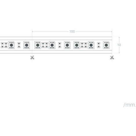 Ruban LED Extérieur Solaire RGB 3V DC 30LED/m 5m IP65