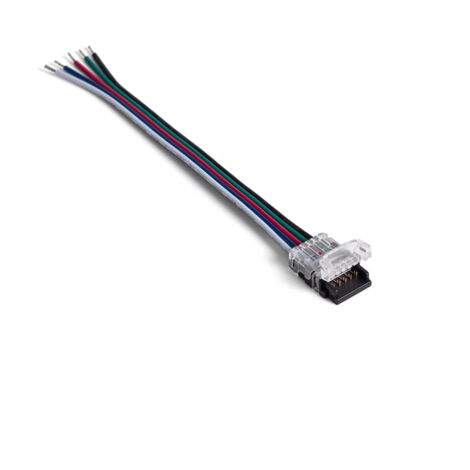 Connecteur HIPPO Câblé pour Ruban LED IP20 RGBW (1/3)