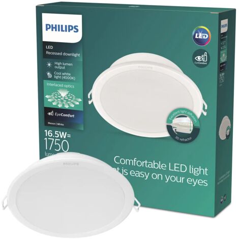 Spot de plafond LED MESON encastrable 16,5W 1750lm 4000K neutre blanc Philips (1/4)