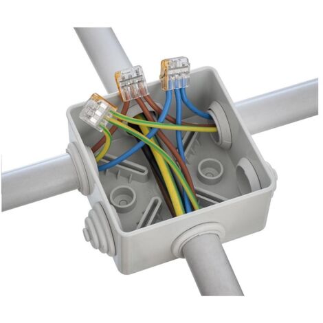 Pack 20 Connecteurs Rapides 2 Entrées pour Câble Électrique 0.08-4mm²  Orange