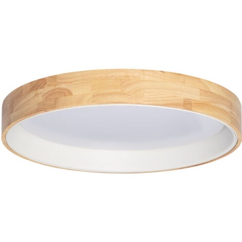 Plafonnier LED, Luminaire Plafonnier Chambre, 42W 4000lm, Rond Lampe de  plafond Moderne pour Chambre Salon Cuisine, Dia 40cm (Rond, Noir) Lumière  Chau