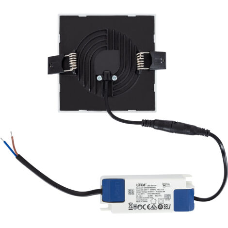 Dalle LED 6W Carrée SOLID Coupe 110x110 Mm 4000K Blanc Neutre | Leroy