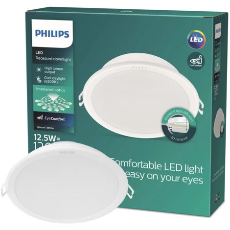 Spot de plafond LED MESON encastrable 12,5W 1300lm 6500K froid blanc Philips