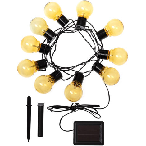 Guirlande d’Ampoules LED Solaire Nikola 2m 6000K Blanc froid (1/5)
