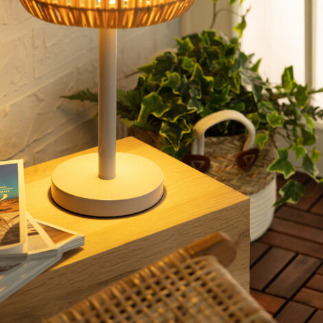Lampe à Poser LED Extérieure Solaire Nygala  Naturel