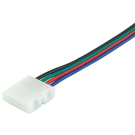 Câble connecteur rapide ruban LED RGB 10mm 4 broches