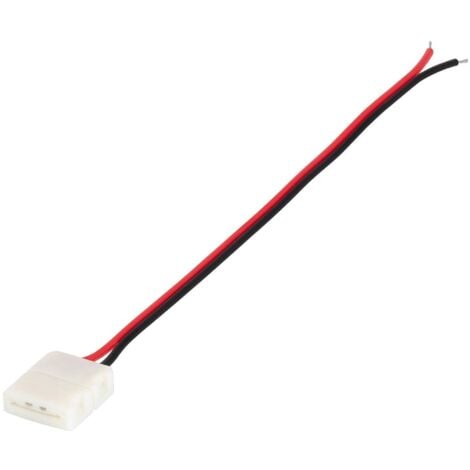 Connecteur flexible pour ruban LED femelle noir - RETIF