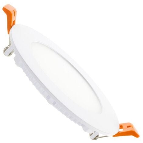 Dalle LED 6W Ronde Extra-Plate Coupe Ø 110 mm 4000K Blanc neutre