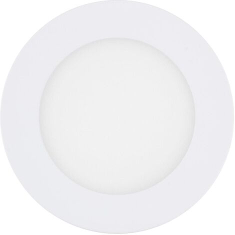 Dalle LED 6W Ronde Extra-Plate Coupe Ø 110 mm 4000K Blanc neutre