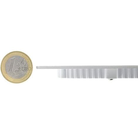 Dalle LED 18W Ronde Extra-Plate Coupe Ø 205 mm 3000K Blanc chaud