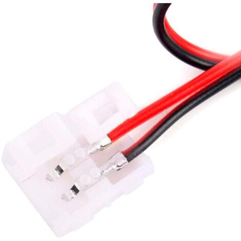 Câble Connecteur Rapide Ruban LED 12/24V DC RGB 10mm 4 BROCHES - Ledkia