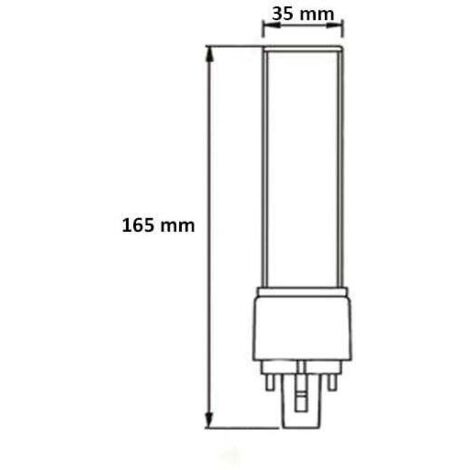 LEDKIA LED-Glühbirne G24 9W - 907 Lumen Für Innen- Und Außenbereich
