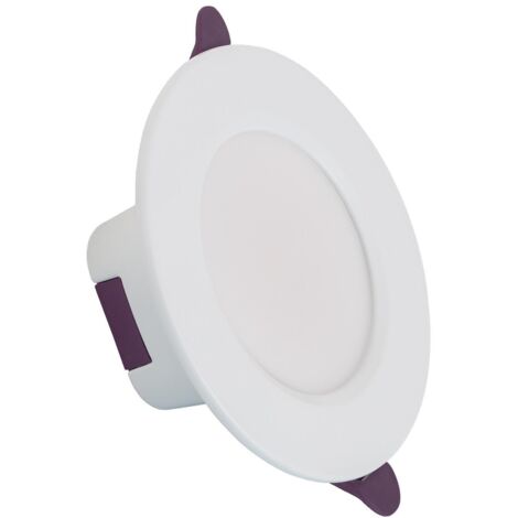 Downlight LED 8W Rond Bain IP65 Coupe Ø 75 mm 2700K Blanc chaud