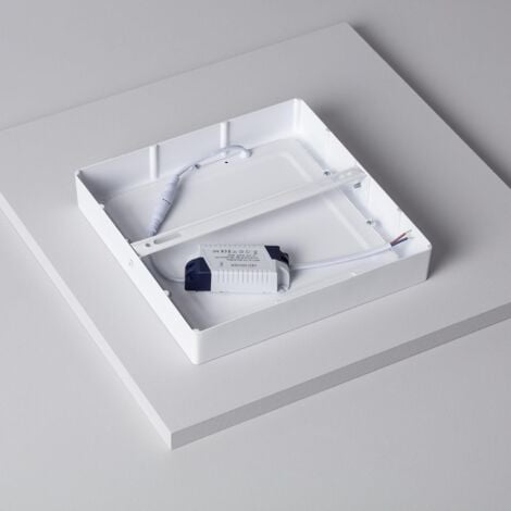 Plafonnier LED Carré 18W 225x225 mm 4000K Blanc neutre