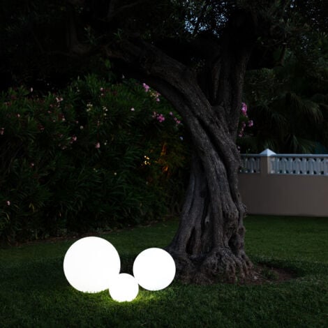 Sphère LED RGBW IP65 20cm Rechargeable