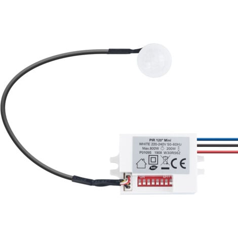 Détecteur de Présence PIR 120º Mini