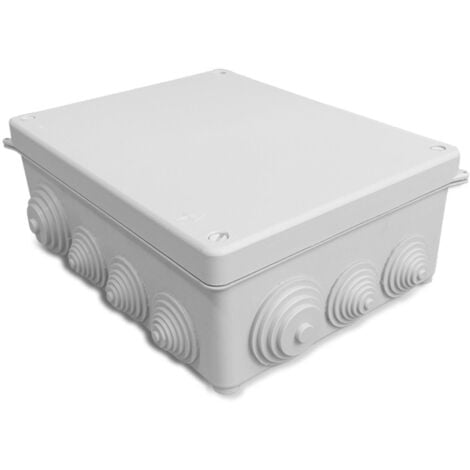 Boîte de Dérivation Étanche en Saillie IP55 230x180x85 mm  Gris