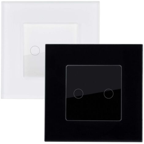 Lot De 2 Interrupteurs Va-et-vient Tactiles BSEED, Lumineux Et Sans Fil