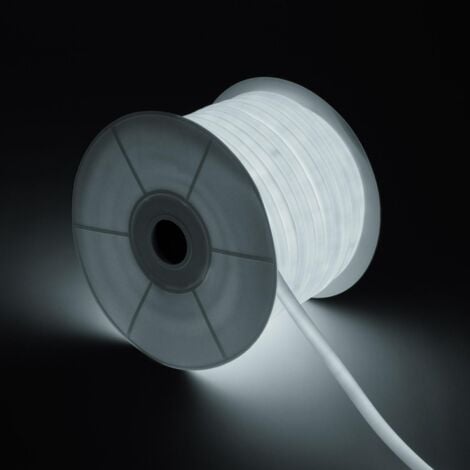 Bobine LED 50m 220V AC 36 LED/m Blanc froid coupe tous les 100cm
