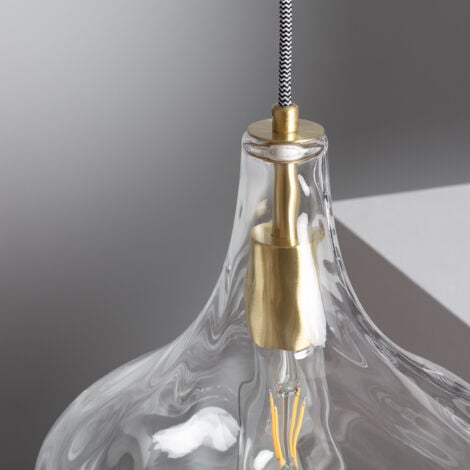 Suspension Verre Tassel Transparent