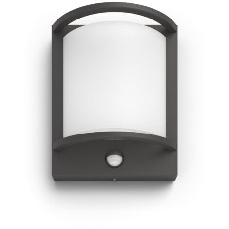 Applique Murale LED Extérieure  Samondra 12W avec détecteur de Mouvement Anthracite (1/10)