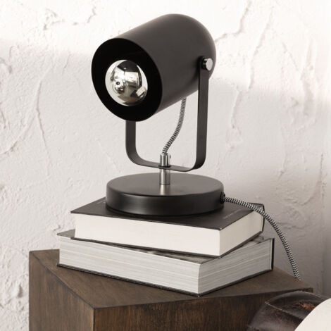 Lampe à Poser Métal Pomader Noir