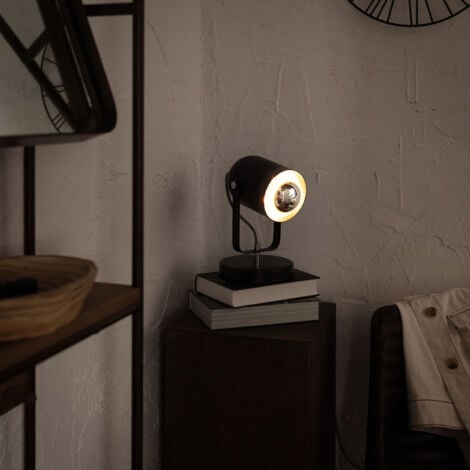Lampe à Poser Métal Pomader Noir