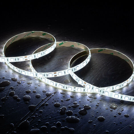 Ruban Led Strip LED bande double JAUNE, flexible, étanche, (2m) + Connecteur