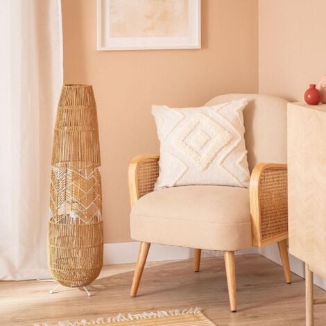 Lampadaire Papier Tressé Satie Naturel