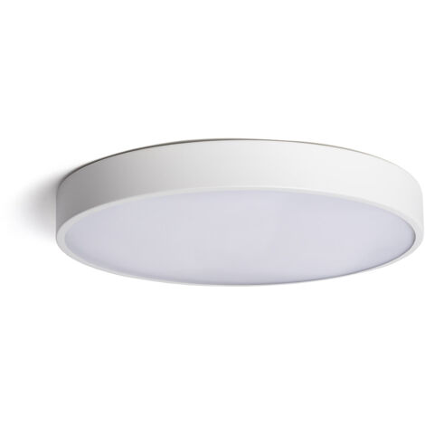 Plafonnier LED Rond Métal 30W CCT Sélectionnable Hidria Ø400 mm Blanc (1/5)
